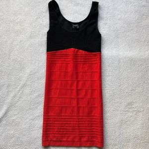 💃🏻Bebe Black-Coral Mini Dress💃🏻